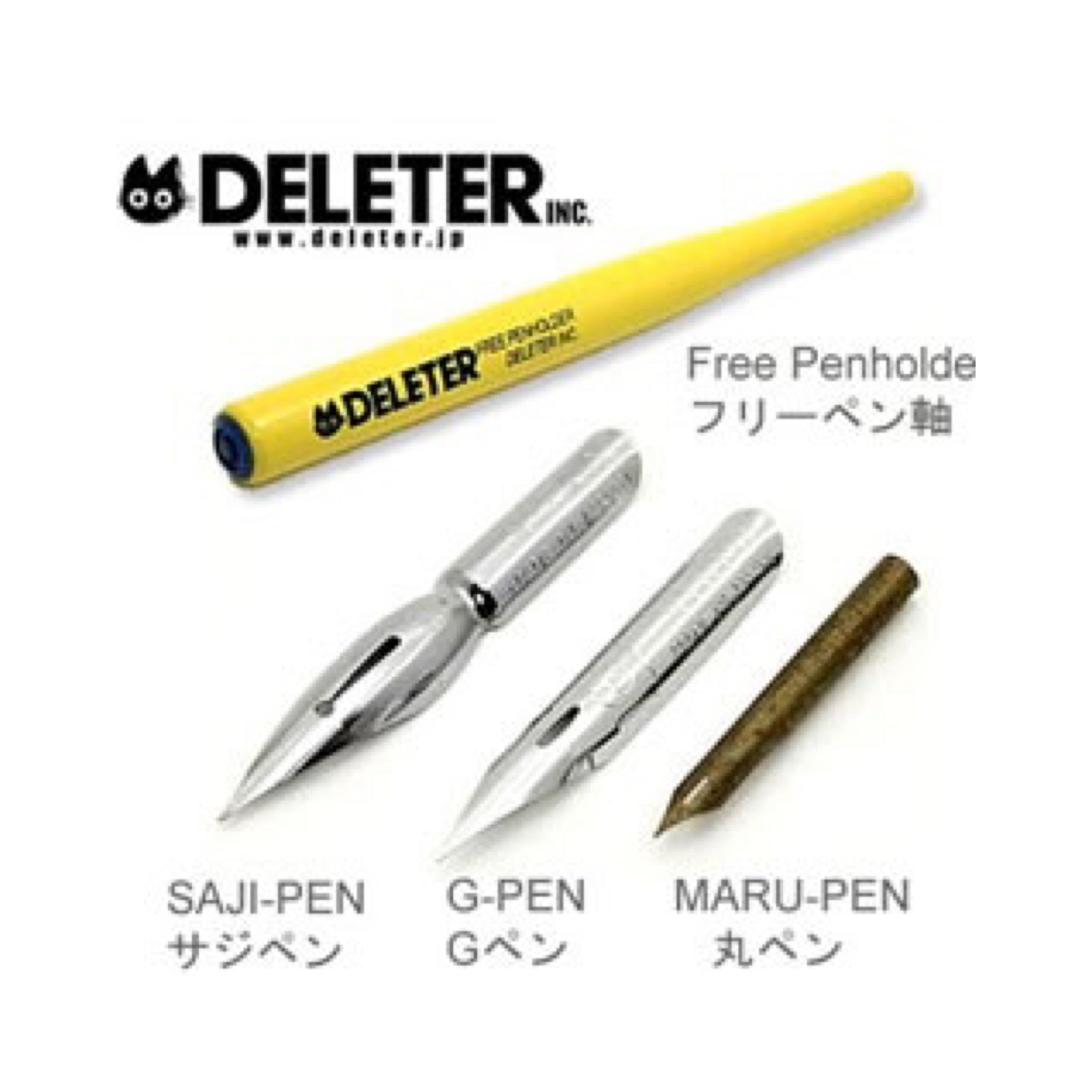 DELETER Manga Dipping Pen Set